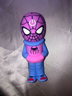 Pink & Blue Spider Battery